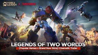 ЛЕГЕНДЫ ДВУХ МИРОВ | MLBB Х TRANSFORMERS КИНЕМАТОГРАФИЧЕСКИЙ ТРЕЙЛЕР | Mobile Legends: Bang Bang