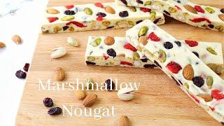 Homemade Marshmallow Nougat Recipe | මාශ්මෙලෝ නගට් රෙසිපි UDFlavors