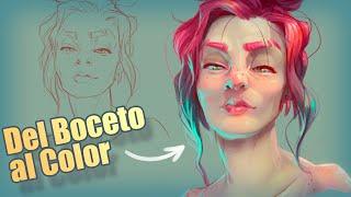 Cómo PINTAR en DIGITAL [ Fácil ] paso a paso ⭐⭐⭐⭐