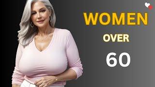 Natural Older Woman Over 60: Attractively Dressed Classy