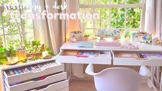 Desk + stationery organization makeover  back to school 2021