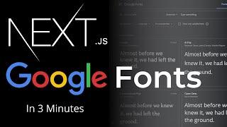 How To Add Google Fonts to Next JS - No Errors