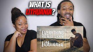  American Couple Reacts "What is LITHUANIA? (Country You Know Nothing About)"