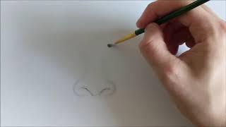 How To Draw A Nose Easy By EdgarsArt