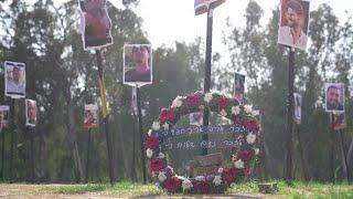 A memorial at site of Nova festival to remember the victims of Hamas attack on October 7 | AFP