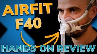 ResMed AirFit F40 Full Face Mask HANDS ON Review