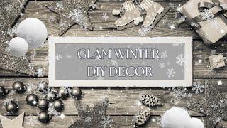 GLAM/SHABBY CHIC WINTER/CHRISTMAS DIY DECOR - RECREATION INSPIRATION COLLABORATION