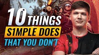 10 TECHNIQUES S1mple Uses That You Probably Don't - CS:GO