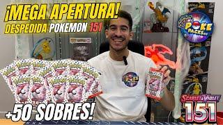 MEGA APERTURA de +50 SOBRES para DESPEDIR POKEMON 151!