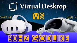 QUEST 3 VS PICO 4 ULTRA LATENCY COMPARISON: Virtual desktop Godlike