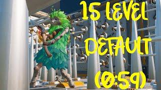 (0:59) 15 Level Default Deathrun | World Record (Speedrun)