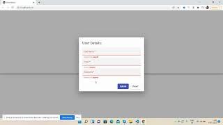 Angular Material Popup Dialog Form with Validation Working Demo