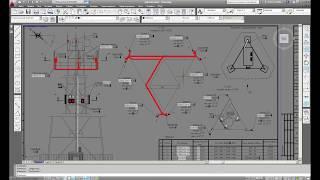 Поля в AutoCAD  на примере проекта.