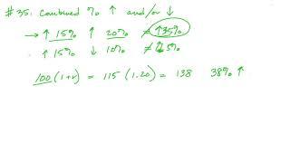 ACT Topic 35: Combined Percent Changes