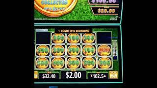 Double the machines.  Major Jackpot Win