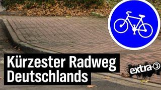 Realer Irrsinn: Der wohl kürzeste Radweg Deutschlands in Cloppenburg | extra 3 | NDR