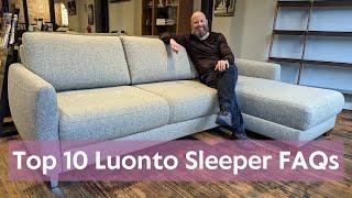 Top 10 FAQs about Luonto Sleeper Sofas