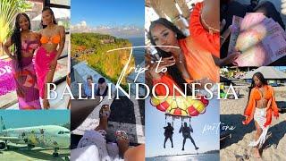 TRIP TO BALI | vacation vlog, 20 hr flight, waterfalls, monkey forest, temple PART ONE