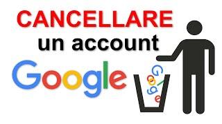 GOOGLE - Cancellare un account