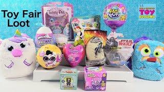 Twisty Petz LOL Surprise Disney Squishy Tsum Tsum Hatchimals Toy Fair Loot Opening | PSToyReviews