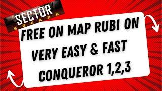 war commander sector breach conqueror 1,2,3 rubi on free on map very easy and fast