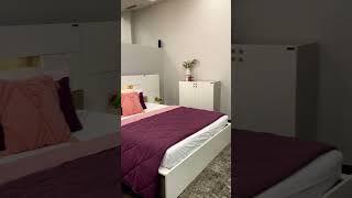Godrej interiors Escape the Ordinary with the Ray Queen Bed Swiss White  Kalista 3 Door bed room