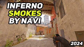 CS2 Inferno - Top Smokes To Dominate By Navi In 2024