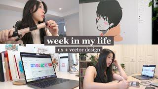 A Productive Week in my Life | UX design, vector illustration, Christmas tree shopping + more!