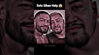 Roman Reigns Help By Solo Sikeo Old️| Roman Reigns attitude #shorts #wwe #romanreigns