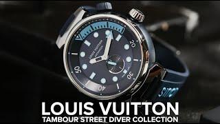 The Louis Vuitton Tambour Street Diver is a fresh alternative to the usual diver designs