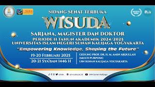 Sidang Senat Terbuka Wisuda Periode II Tahun Akademik 2024/2025 Hari Ke-1 (19 Februari 2024)