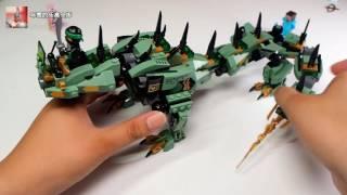 Lego Speed Build：The Lego NinjaGo movie 70612 Green Ninja Mech Dragon