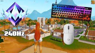 SteelSeries Apex Pro TKL ASMR  Fortnite Ranked Reload  Satisfying Keyboard Fortnite 240 FPS 4K