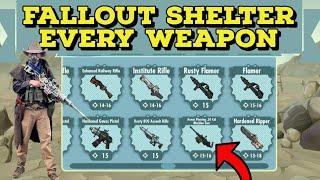 Every Weapon in Fallout Shelter