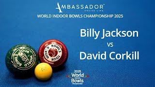 World Indoor Bowls Championship 2025 Billy Jackson vs David Corkill - Day 16 Match 1