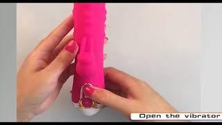 female sex supplies ribbit Vibrator sex toy dildo for G pot and C pot