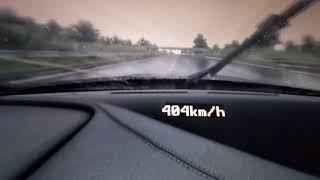 Over 400km/h at German Autobahn with 1500HP Nissan GT-R