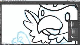 2 Using Blob Brush For Digital Inking in Illustrator