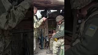 #Ukrainian Forces modifying a couple of PG-7VL HEAT projectiles by taping 7.62x39mm ammo