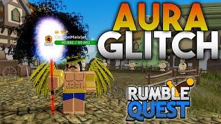 NEW Crazy Aura GLITCH! And *Lenny Aura* Rumble Quest Roblox