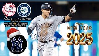 New York Yankees Vs Seattle Marines Friday September 7th 2018 Full Game New Years Day 2025 Special