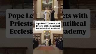 Pope Leo XIV Meets With Young Priest Papal Representatives