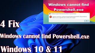 How to Fix "Windows cannot find PowerShell" Error [2023]