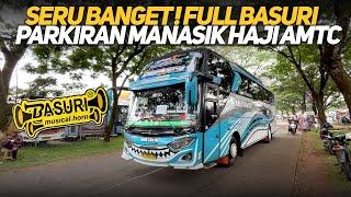 SERU BANGET !! SEMUA DIBUAT HAPPY OLEH BIS-BIS INI ! SERAMAI INI TERNYATA PARKIRAN BUS AMTC TANG-SEL