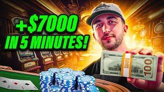 MASSIVE $3000 Blackjack Hands In This INSANE Run!