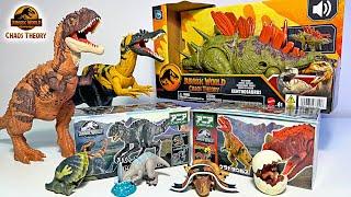 UNBOXING New Scorpios Rex, Ceratosaurus & Kentrosaurus! Jurassic World Chaos Theory New Toys!