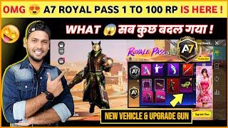 OMG  A7 Royal Pass 1 to 100 RP Rewards | A7 Royal Pass | A7 Royal Pass Bgmi | Pubg A7 Royal Pass