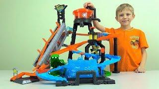 АВТОМОЙКА Хот Вилс с Крокодилом и водонапорной башней - Hot Wheels ULTIMATE GATOR CAR WASH for Kids