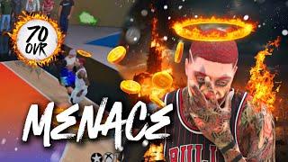 This NEW 70 OVERALL MENACE with 93 SPEED and 93 STRENGTH just BROKE THE GAME on NBA 2K25