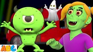 Scary Monster is Hiding in the Bus | BEST Halloween Songs for Babies by @AllBabiesChannel